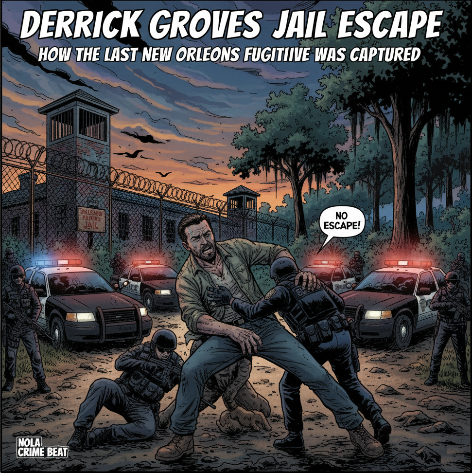Derrick Groves Jail Escape: How the Last New Orleans Fugitive Was Captured